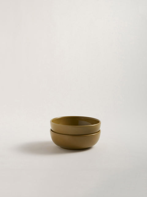 Bilancia Large Deep Bowl | Citrine Green