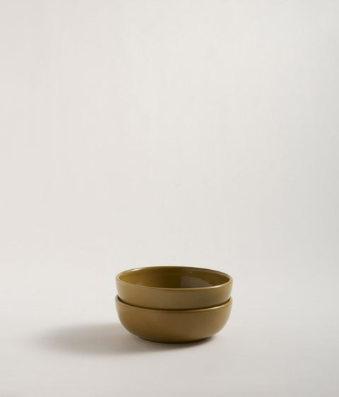 Bilancia Large Deep Bowl | Citrine Green