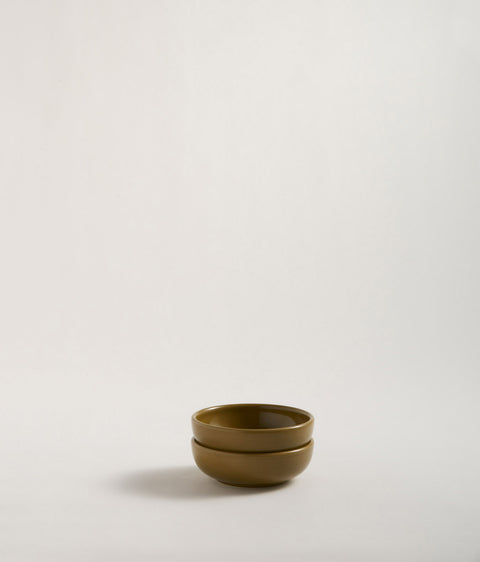 Bilancia Small Deep Bowl | Citrine Green