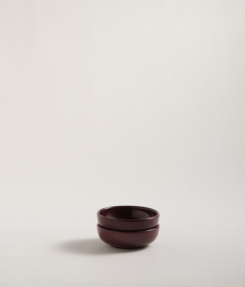 Bilancia Small Deep Bowl | Plum Red