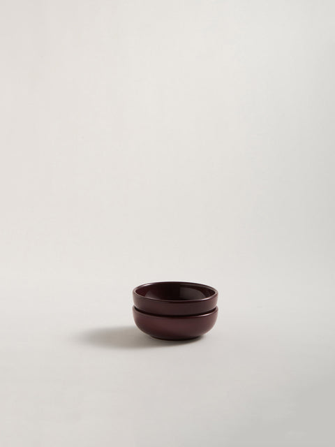 Bilancia Small Deep Bowl | Plum Red