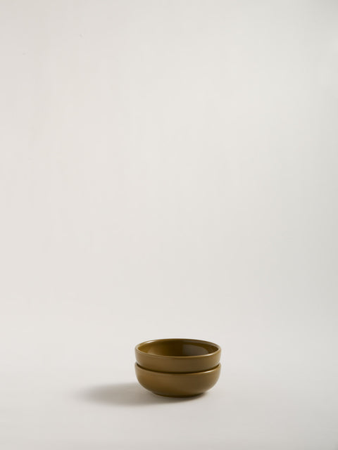 Bilancia Small Deep Bowl | Citrine Green