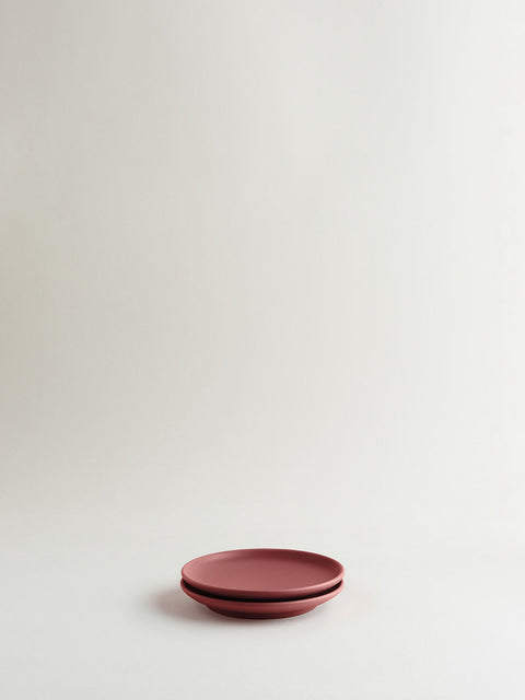 Bilancia Flat Bread Plate | Pompei Red