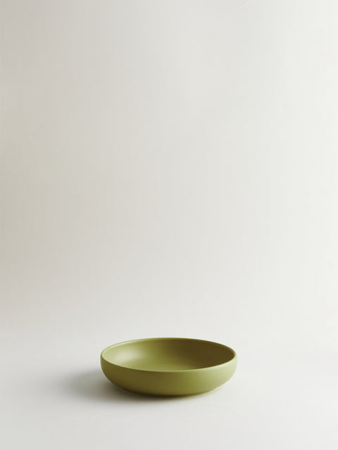 Bilancia Medium Flat Bowl | Rainette Green