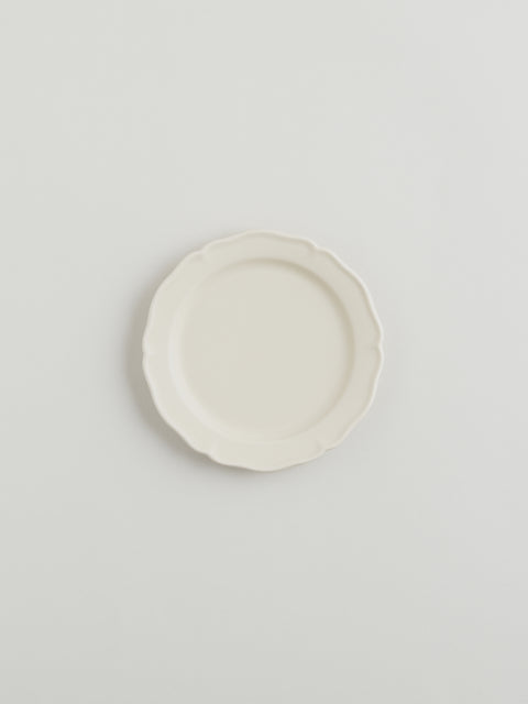 Festone Large Flat Plate | Almond