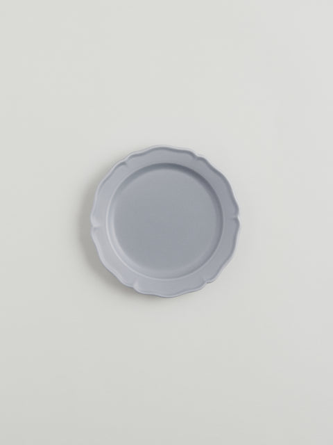 Festone Large Flat Plate | Ash Gray