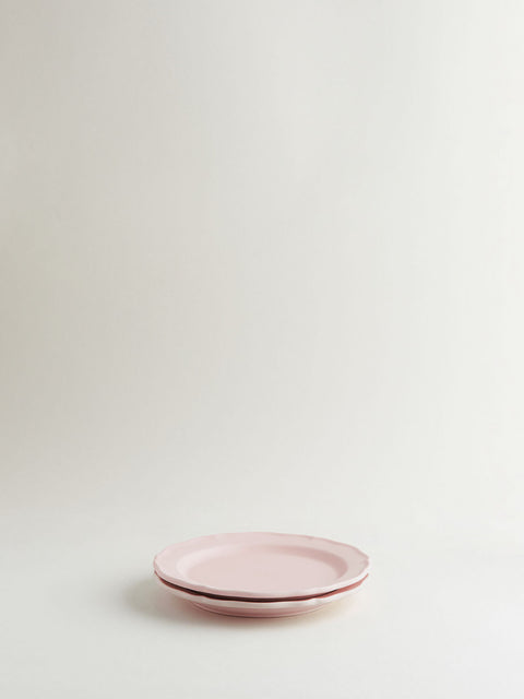 Festone Small Flat Plate | Cameo Pink