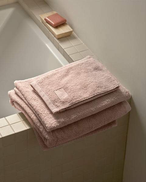 Spugna Towel Set | Cameo Pink