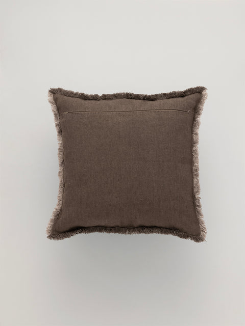 Hopsack Cushion | moro brown