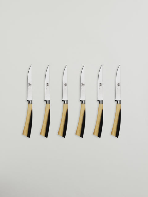 Plenum Steak Table Knives | Horn Handle
