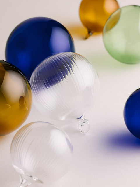 Palline Medium Ornament | lyons blue