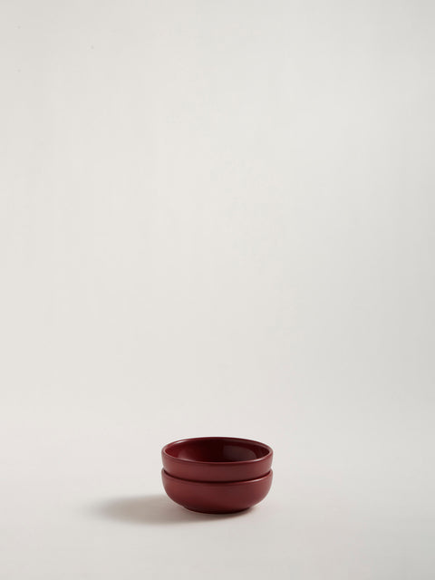 Bilancia Small Deep Bowl | ottoman red