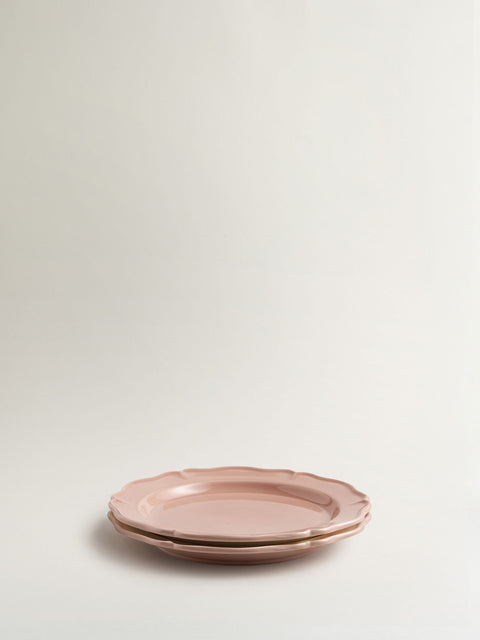 Festone Large Flat Plate | fawn pink