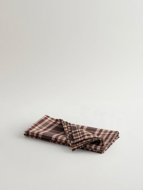 Tinto Filo Napkin | madder brown