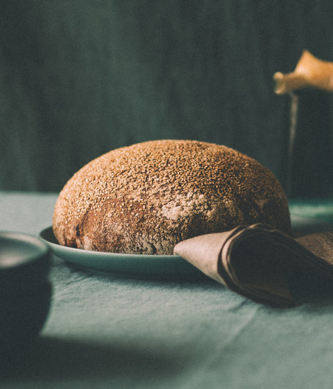 Bilancia Large Flat Bowl | Nile blue