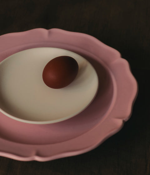 Bilancia Flat Bread Plate | Almond