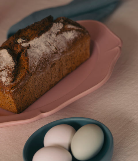 Festone Oval Serving Plate | Cameo Pink