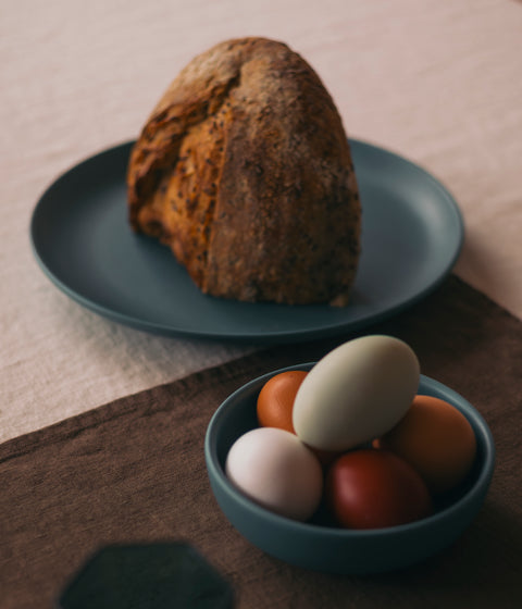 Bilancia Small Deep Bowl | Nile blue