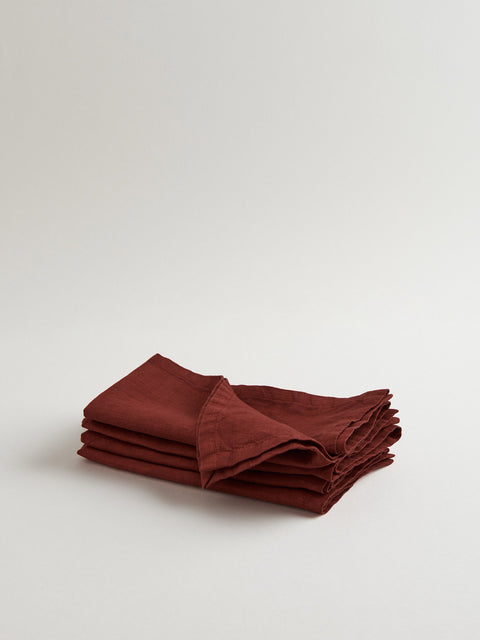 Tela Napkin | pompei red