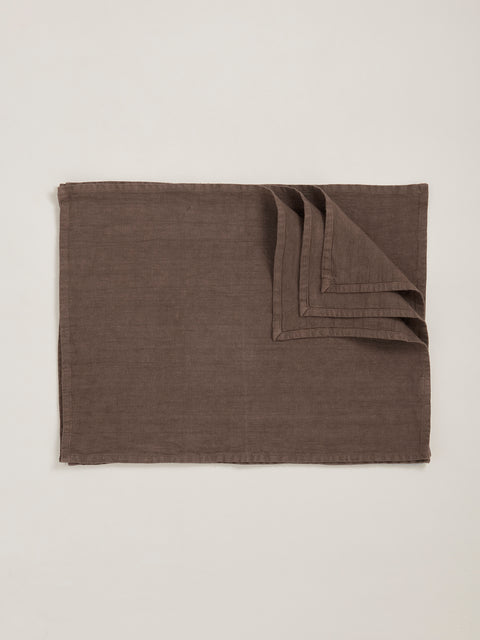 Tela Placemat | fango brown