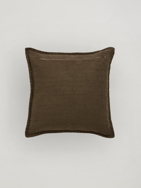 Tela Cushion | sepia brown