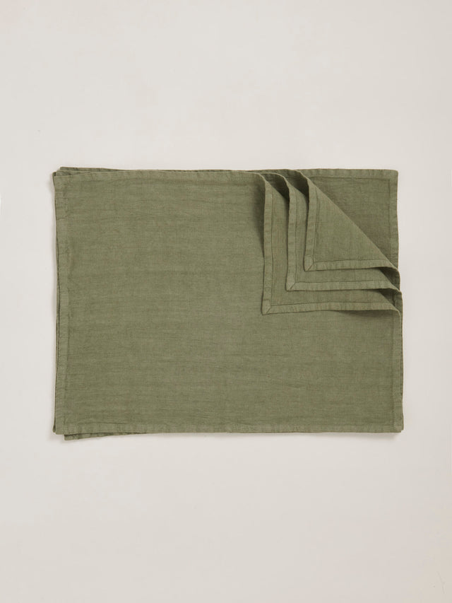 Tela Placemat | Olive Buff