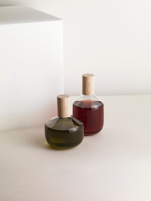 Trulli Tall Olive oil and Vinegar Bottle | Clear