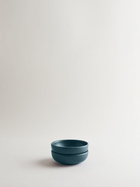 Bilancia Small Deep Bowl | peacock blue