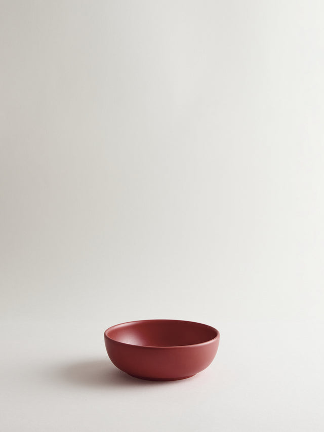 Bilancia Large Deep Bowl | pompei red