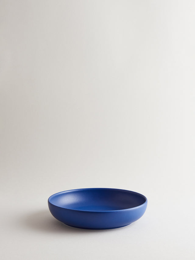 Bilancia Large Flat Bowl | Lyons Blue