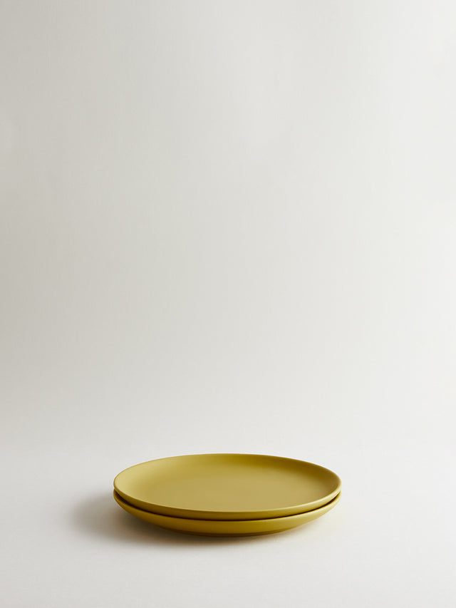 Bilancia Large Flat Plate | pyrite yellow