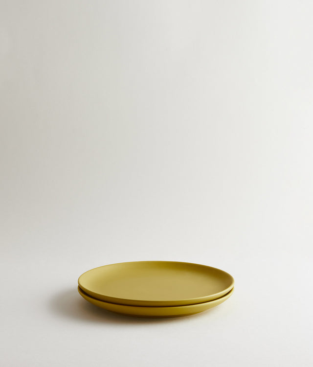Bilancia Large Flat Plate | pyrite yellow