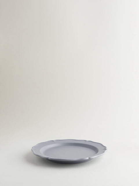 Festone Large Flat Plate | Ash Gray