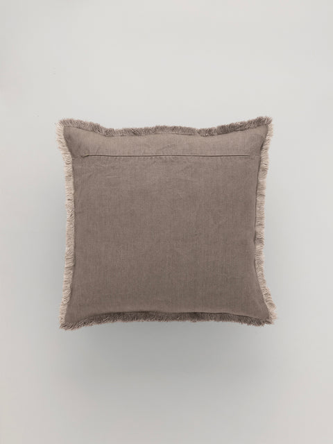 Hopsack Cushion | warm gray