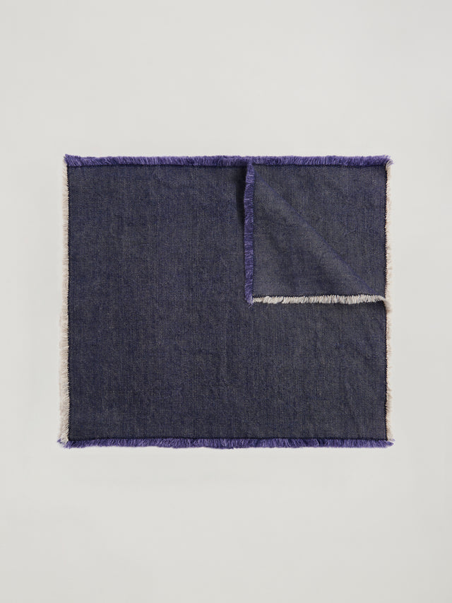 Hopsack Placemat | denim blue