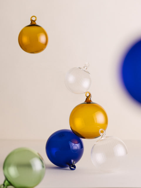 Palline Medium Ornament | diamine green