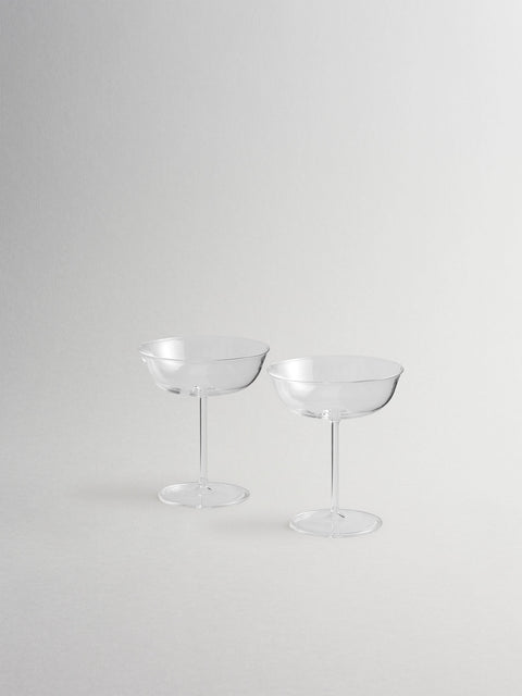 Sissi Champagne Coupe | clear