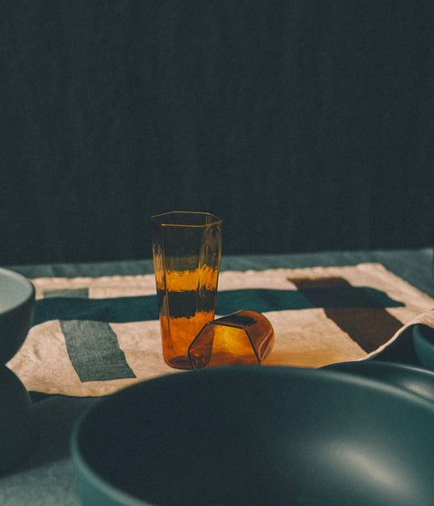 Bilancia Small Deep Bowl | peacock blue