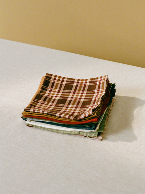 Tinto Filo Napkin | madder brown