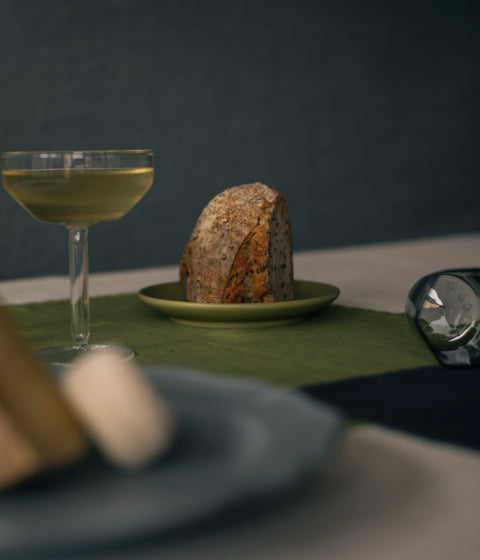 Festone Large Flat Plate | Ash Gray