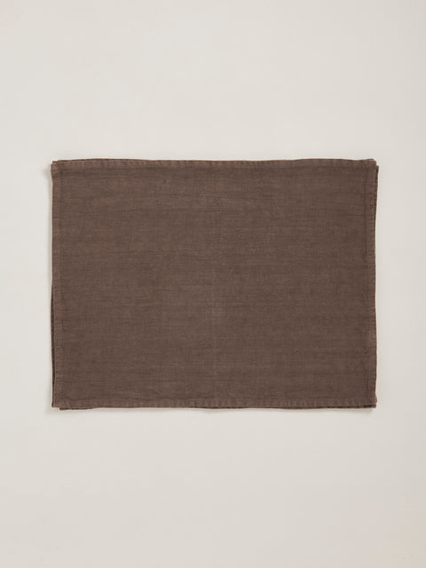 Tela Placemat | fango brown