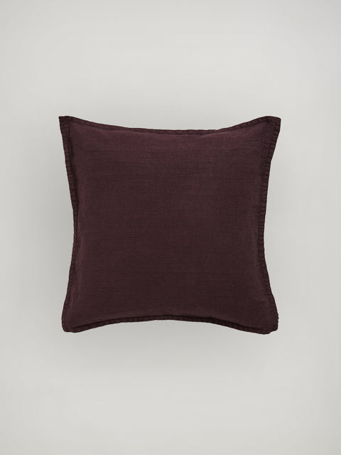 Tela Cushion | plum red