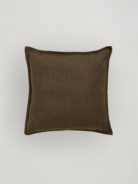 Tela Cushion | sepia brown